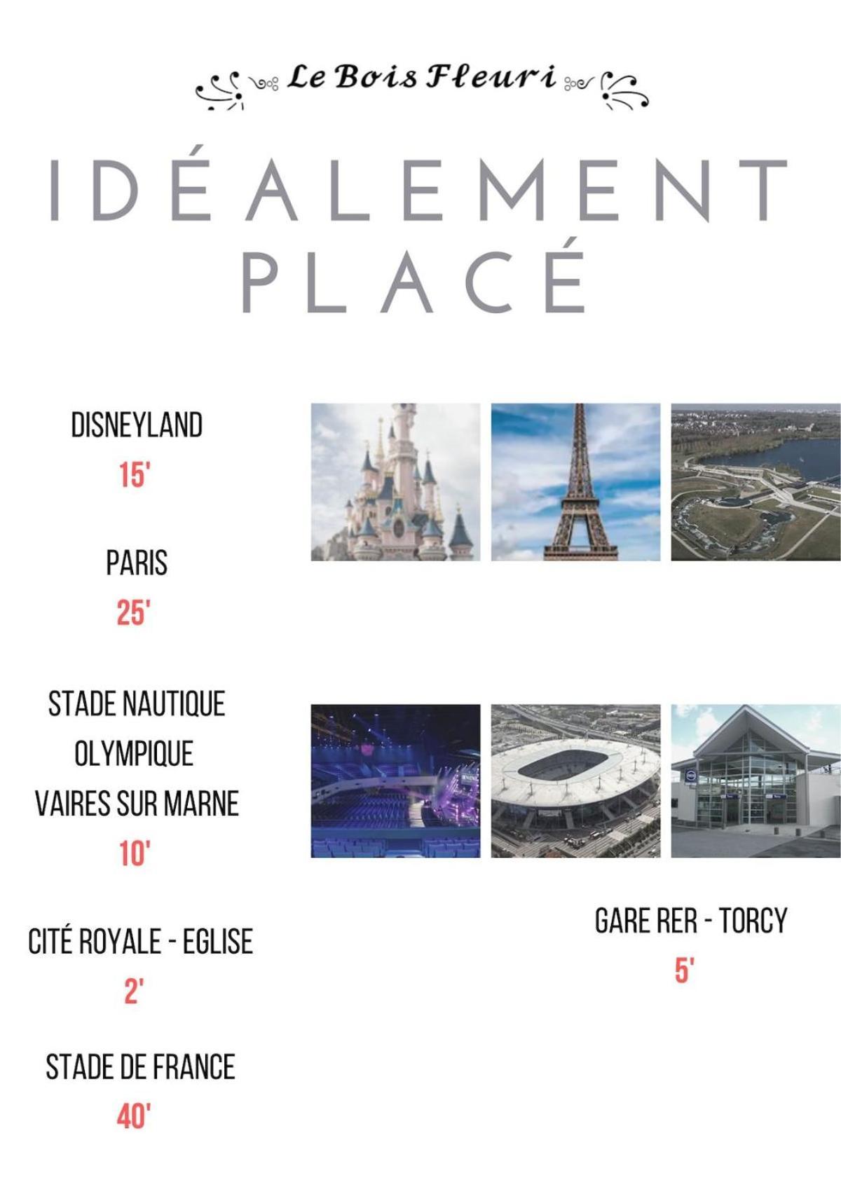 Maison Studio Le Bois Fleuri Croissy-Beaubourg Екстер'єр фото